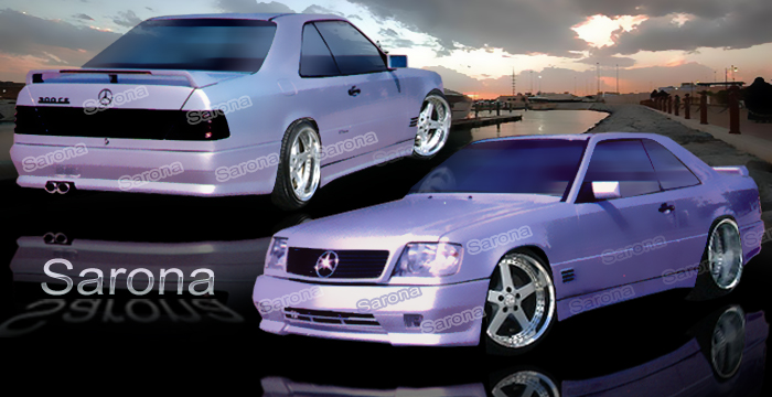 Custom Mercedes E Class Coupe & Convertible Front Bumper (1984 - 1995) - $570.00 (Part #MB-176-FB)
